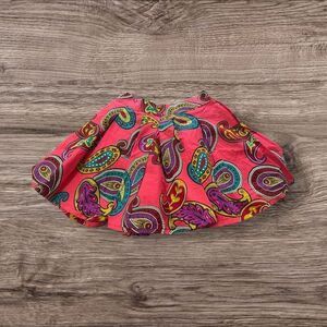 Francis +‎ Benedict Vibrant Paisley Skirt M